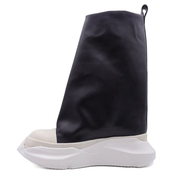 Rick Owens DRKSHDW Black Fogachine Sneak Boots 37 7 New Defect Women - Picture 1 of 16